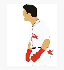 Andrew Benintendi scream Photographic Print