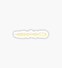 MASSACHUSETTS Sticker