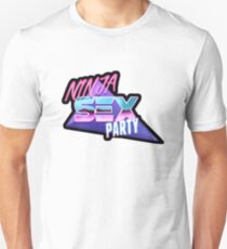 Ninja Sex Party - Retro Unisex T-Shirt