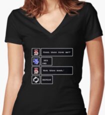 Dost Thou Love me? No. But Thou Must. REPEAT Women's Fitted V-Neck T-Shirt
