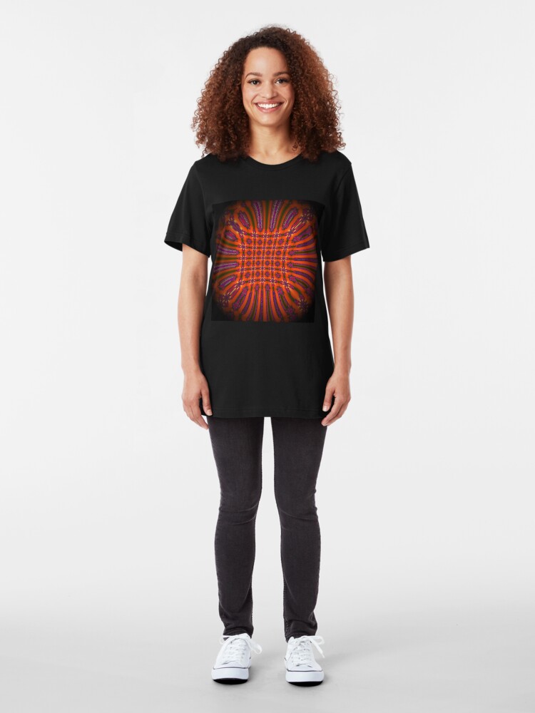 Alternate view of Red Pattern Slim Fit T-Shirt