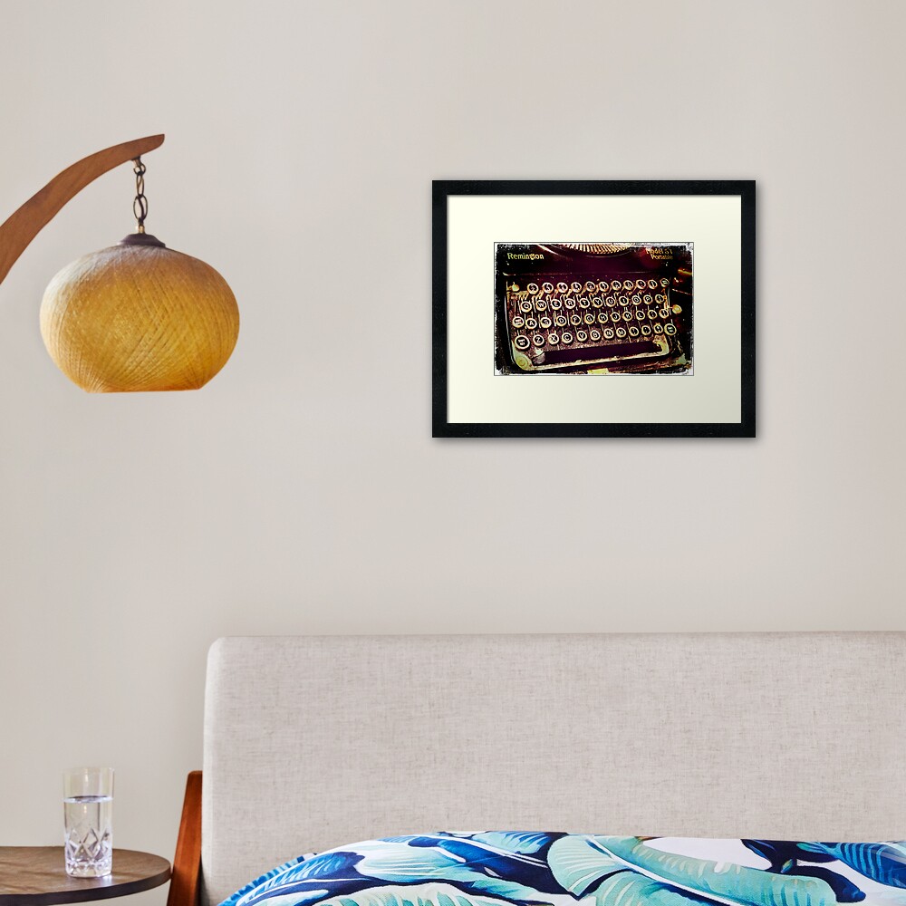 Enigma - Typewriter IV Framed Art Print