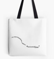 Learning Curve Tote Bag