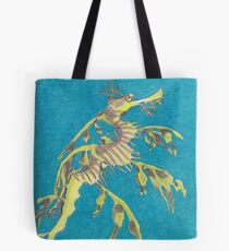Sea dragon, drawn for Papa Tote Bag