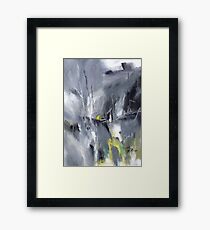 Waterfall Abstract Framed Print