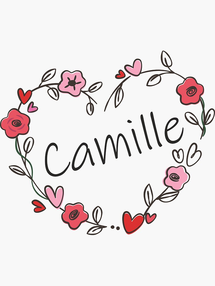 my-name-is-camille-sticker-by-oleo79-redbubble