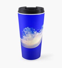 Jelly fish in blue Travel Mug
