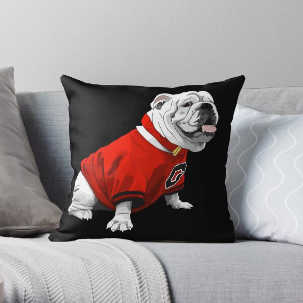 UGA Bulldog Throw Pillow