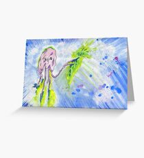 Treacle the Jellyfish Greeting Card
