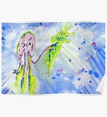 Treacle the Jellyfish Poster