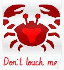 Do not touch - cancer Poster