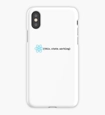 React State Working iPhone Case