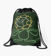 Minimal Sunflower Pokemon Drawstring Bag