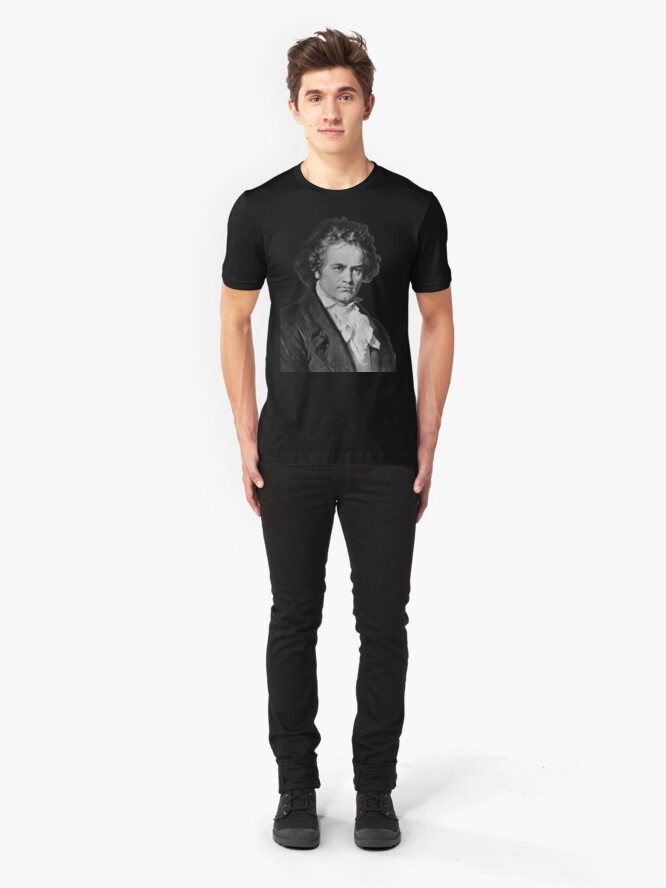 Alternate view of Ludwig van Beethoven Slim Fit T-Shirt