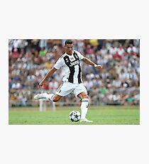 Cristiano Ronaldo Juventus Erstes Spiel Fotodruck