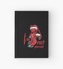 Look I'm Not Pierced Vintage Vampire Hardcover Journal