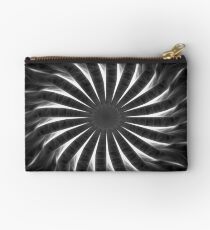 Gray Kaleidoscope Art 10 Studio Pouch