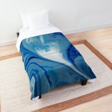 Ebb & Flow - Abstract Acrylic Art by Fluid Nature Comforter
