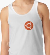 Ubuntu logo orange / white Tank Top