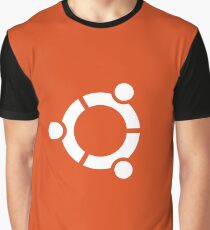 Ubuntu logo orange / white Graphic T-Shirt