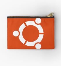 Ubuntu logo orange / white Studio Pouch