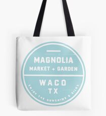 Magnolia Market Blue Tote Bag
