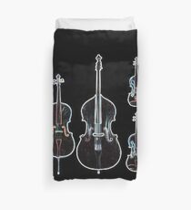 The Four Strings - Violin, Viola, Cello, Bass Duvet Cover