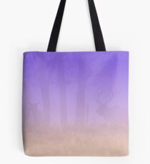 Elk in Purple Mist Tote Bag