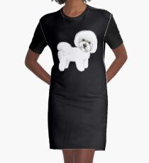Bichon Frise dog Graphic T-Shirt Dress