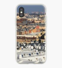 Buildings roofs cityscape scenery. iPhone Case
