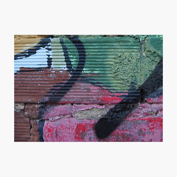 Grafitti on Mural Photographic Print