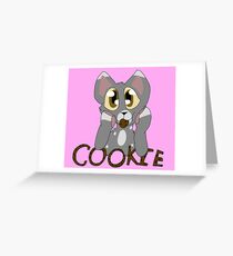 Cookie Cat Greeting Card