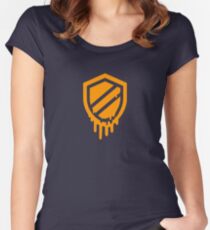 Meltdown Sticker Women's Fitted Scoop T-Shirt