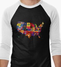 College Country Men's Baseball ¾ T-Shirt