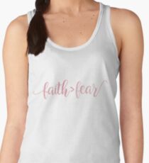 Christian Quote - Faith over fear Women's Tank Top