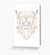 WOLF Greeting Card