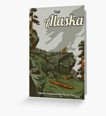 Visit Alaska Greeting Card