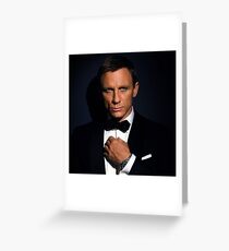 Daniel Craig Greeting Card