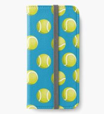 Tennisbälle Muster iPhone Flip-Case/Hülle/Klebefolie