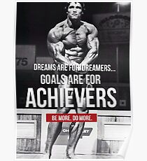 Inspirierend Zitat des Bodybuildings Poster