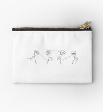 Bts love yourself flowers black Studio Pouch