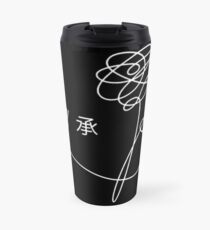 BTS liebe dich selbst Blume weiß (sie) Thermobecher