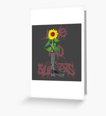 Love And Bullets Greeting Card