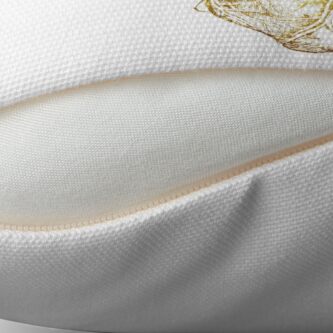 Alternate view of Heart of Gold Throw Pillow