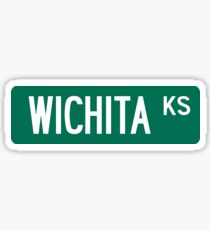 Wichita Street Sign Sticker