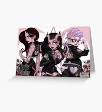 The Devils Darlings Greeting Card