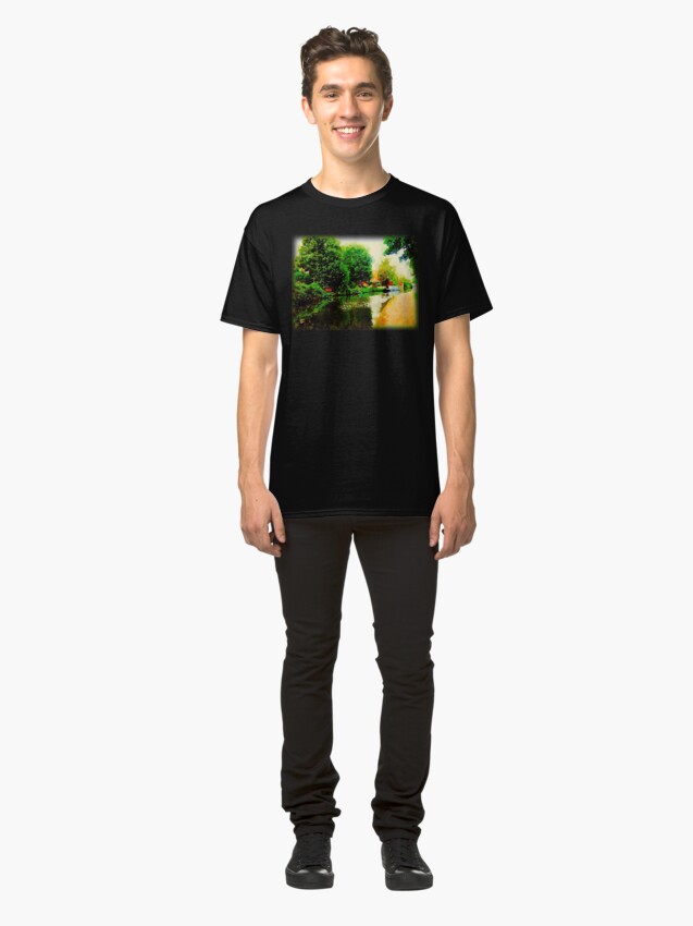 Alternate view of Along the canal...Nottingham in Watercolor Classic T-Shirt