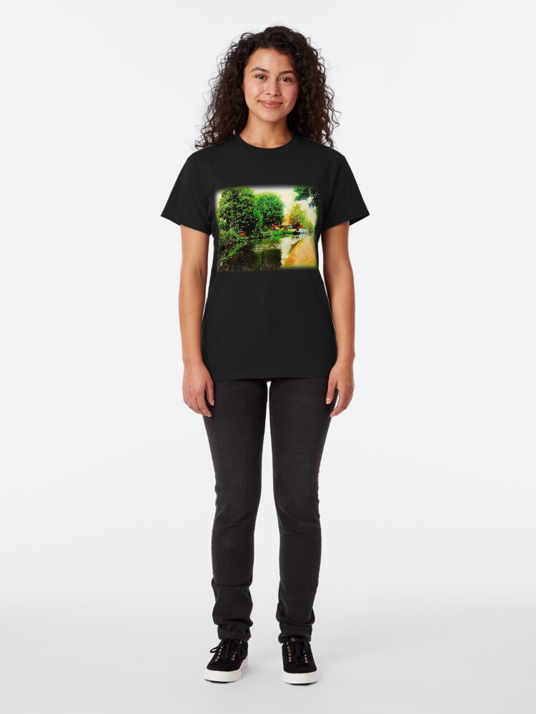 Alternate view of Along the canal...Nottingham in Watercolor Classic T-Shirt