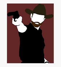 Rick Grimes Silhouette Photographic Print