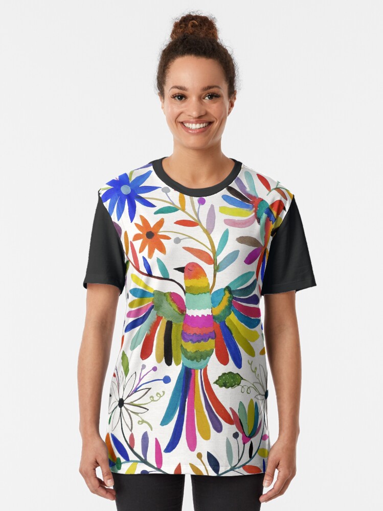 Alternate view of otomi bird Graphic T-Shirt